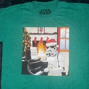Star Wars Christmas T-Shirt Youth Size Small